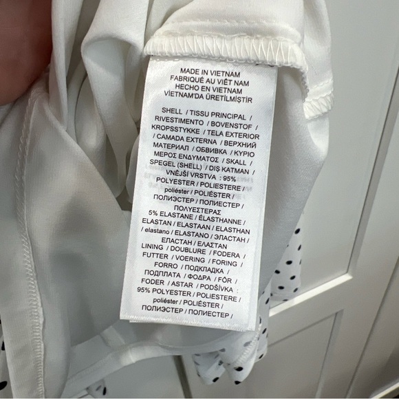 Lauren Ralph Lauren Polka-Dot Jersey Midi Dress Dark Navy 6 Preppy Old Money - Picture 6 of 11